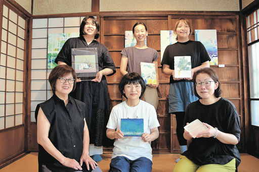 清涼感漂う絵画、陶磁器 岐阜市 県内外の作家6人展 | 岐阜新聞デジタル