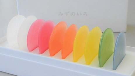 ｓｎｓで話題 水滴のような菓子 みずのいろ リニューアル 彩り６色に 岐阜新聞web