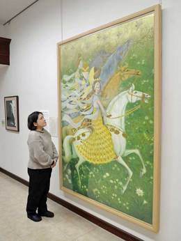 大垣市の守屋多々志美術館、最後の企画展 3月末に閉館、歴史画や季節