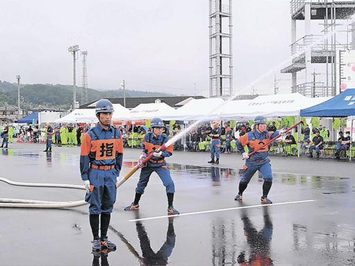 第２分団が県大会切符 瑞浪市消防操法大会のサムネイル