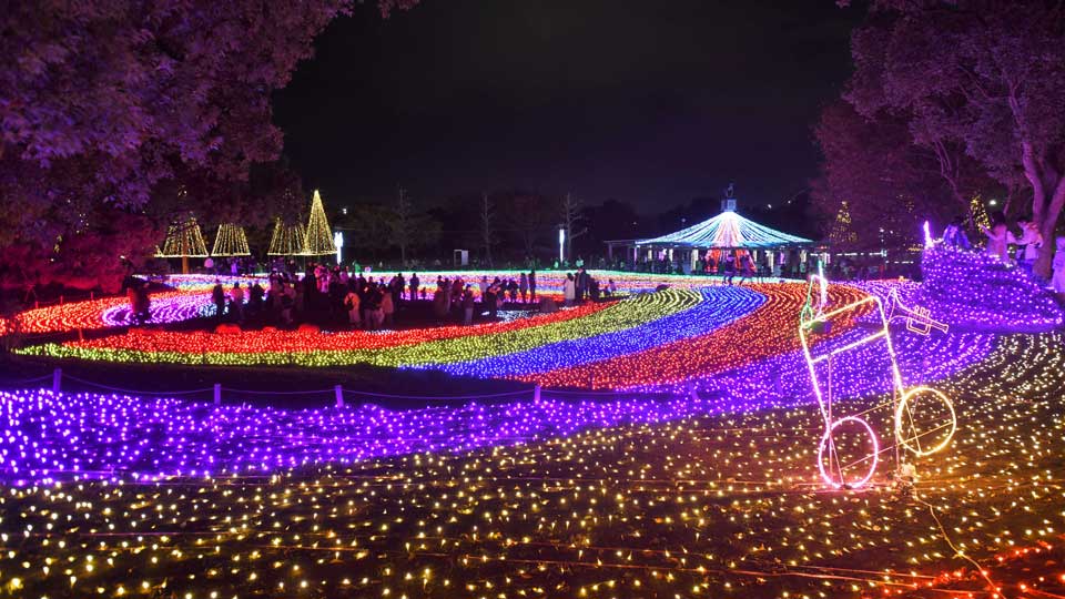 冬の光物語」開幕！50万個のLEDが奏でる音楽の世界 岐阜・木曽