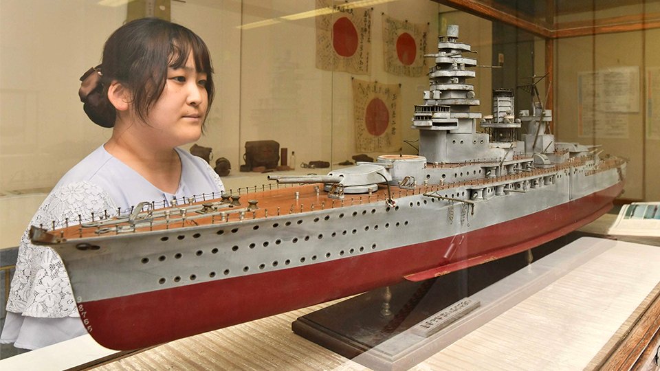 帝国海軍が子どもの戦意高揚で利用？戦艦「陸奥」美品模型展示 ８０年前に小学校寄贈、岐阜・海津市 | 岐阜新聞デジタル