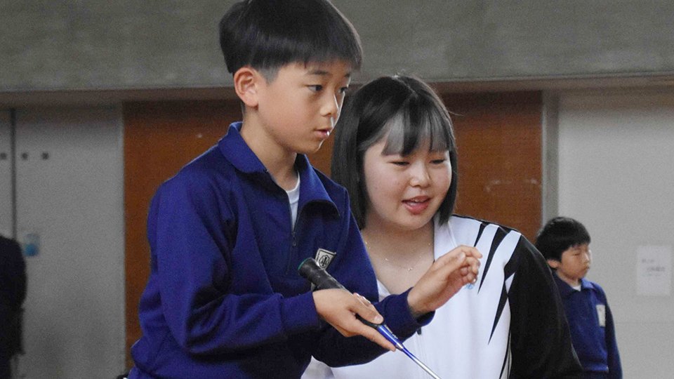 バドミントンの魅力を体験！岐阜で児童との交流会