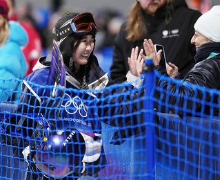 村瀬心椛、会心の高難度エア成功 スノーボード女子ビッグエア決勝進出