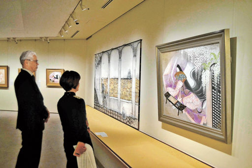 歴史画、平安絵巻を想起 東京 守屋多々志さん作品展 | 岐阜新聞デジタル