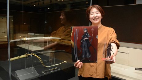 孫六と刀剣乱舞コラボ、グッズ販売や等身大パネル設置 岐阜・関鍛冶