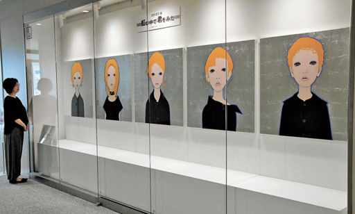 ☆北村脩☆「シャルトル」油絵　SM　◆日展審査員◆二紀会会員◆ 若者の迷い、希望描く 画家北村さんが企画展 各務原市 | 岐阜新聞デジタル
