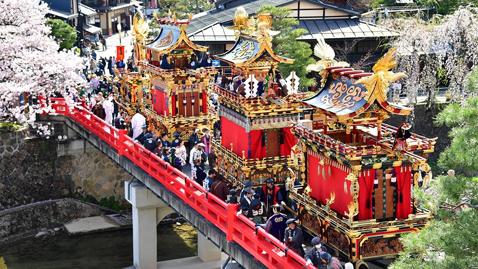 漫画 【】 岐阜県の祭り屋台