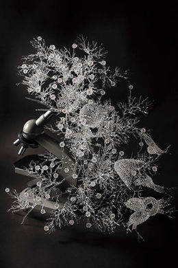 ⭐️ガラス聖3Dボタニカルアート⭐️Homage to Nature　✨☆匿名☆ ✨ガラス聖3Dボタニカルアート✨Homage to Nature 匿名おお Flamingo