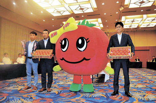 飛騨トマト」のPRキャラ登場 飛騨蔬菜出荷組合部会 | 岐阜新聞デジタル