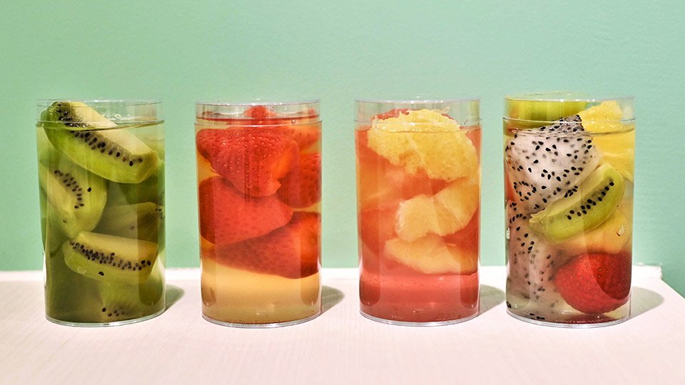 ミルクとフルーツの４層ゼリーパフェ フルーツゼリー専門店 岐阜新聞web