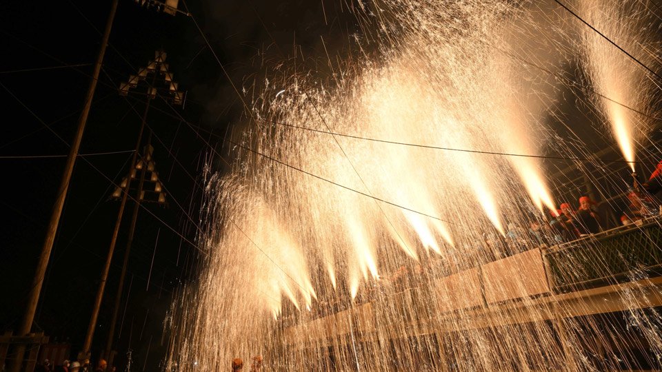 手力の火祭 復活の炎 手筒花火３年ぶり奉納 岐阜新聞web