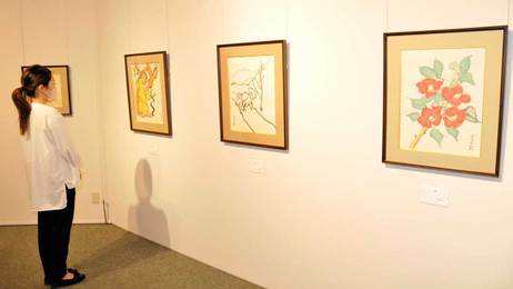 熊谷守一と榧さん父娘展開催、初の共演展示 岐阜・中津川市、作風の