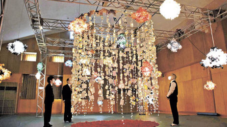 学校祭ない啓晴高 初の全校制作 思い集まる光の芸術 岐阜新聞web