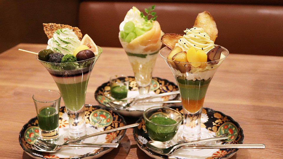 秋感じるスイーツ「美濃いび抹茶パフェ」 ＪＡ全農岐阜が学生と開発、期間限定で提供