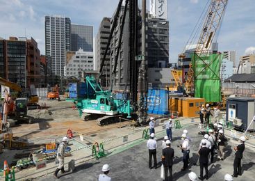 リニア名古屋駅の建設現場を公開 いよいよ本格掘削へ、JR東海 | 岐阜