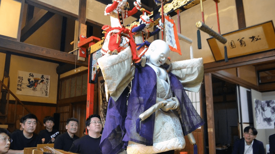 10月9、10日に秋の高山祭 祭り屋台「布袋台」でからくり稽古…祭り