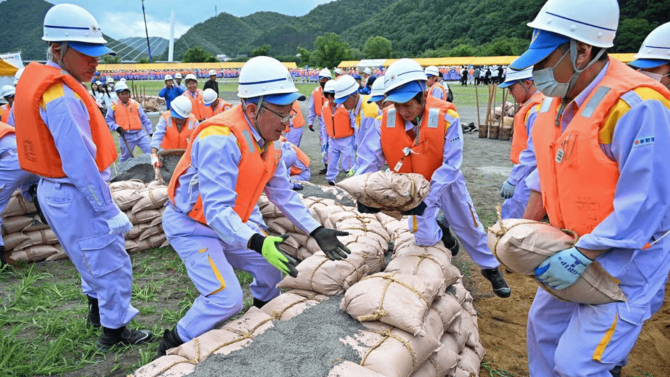 豪雨災害から岐阜市を守る 「9・12」から50年目の水防連合演習