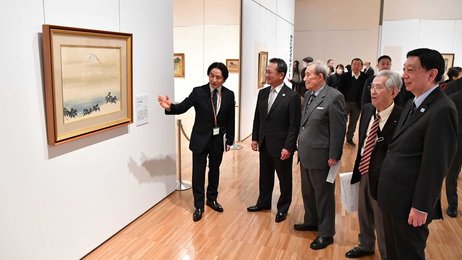 藤田嗣治、大観、青邨…巨匠の名画、岐阜信金所蔵展 創立100周年記念