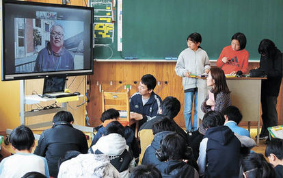 東日本震災15年 妻子亡くした語り部とオンライン交流 新宮小児童