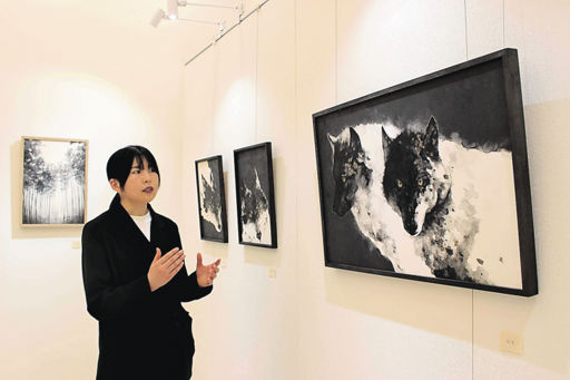 日本画家宮田さん自然界の摂理描く 岐阜市で個展 | 岐阜新聞デジタル