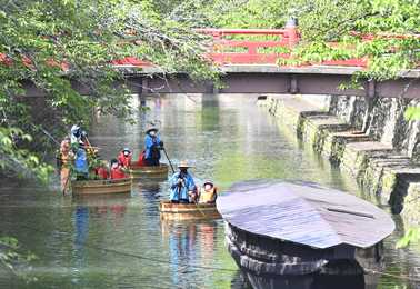 ゆらゆら 人気 たらい舟で川下り 水都 大垣市 岐阜新聞web