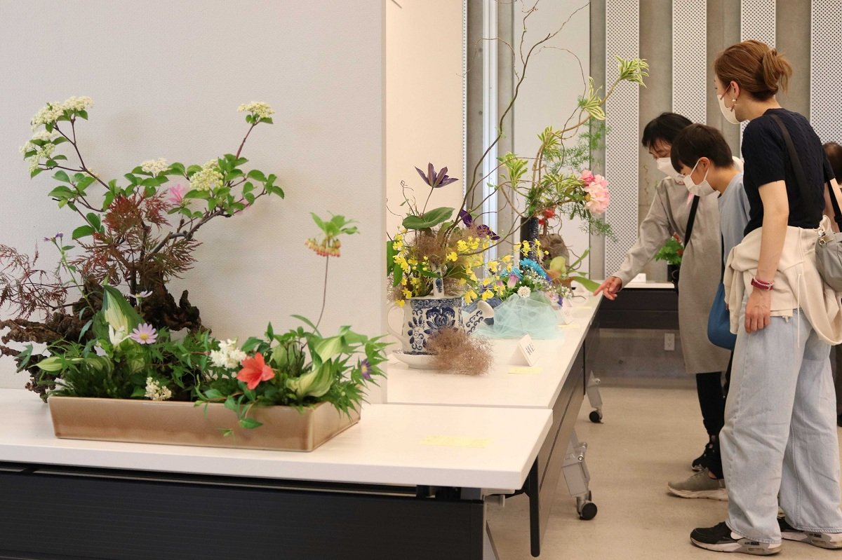 生け花作品展で感じる日本の美