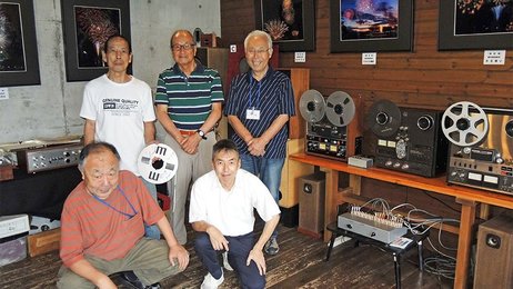 オープンリールデッキ「ツートラサンパチ」や自作真空管アンプ