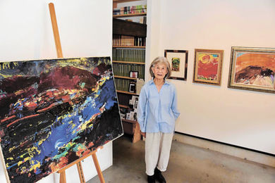 村上肥出夫さんに学んだ色彩 本巣市の中村さん油彩画展 岐阜市 | 岐阜