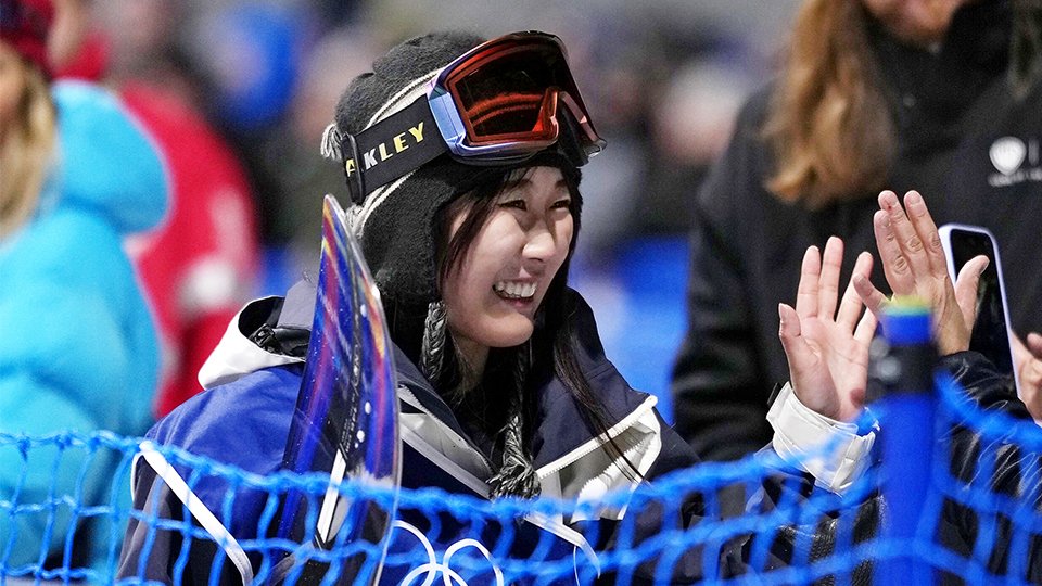 村瀬心椛、会心の高難度エア成功 スノーボード女子ビッグエア決勝進出