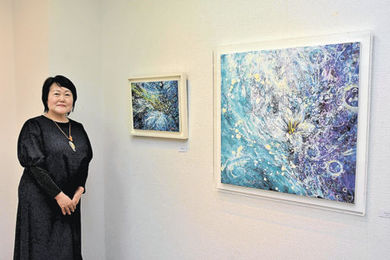 生と死」花で表現 洋画家・澤田さん個展 岐阜市 | 岐阜新聞デジタル