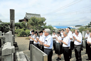 薩摩義士 遺徳しのぶ 江翁寺で宝暦治水慰霊祭 輪之内町 | 岐阜新聞デジタル